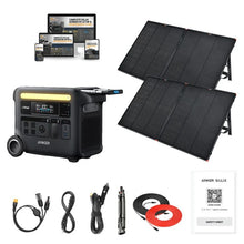 Load image into Gallery viewer, Anker Solix F2600 - 2,560Wh / 2,400W Portable Power Station + Choose Your Custom Bundle | Complete Solar Kit