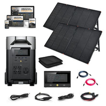 Load image into Gallery viewer, EcoFlow DELTA PRO 120V Solar Kits - 3,600Wh / 3,600W Portable Power Station + Choose Your Custom Bundle Option | Complete Solar Kit | 5-Year Warranty
