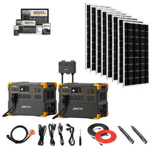 Load image into Gallery viewer, Pecron E3600 LFP 120V/240V Solar Kits - 7,200W Portable Power Station Setup + Choose Custom Solar Panel Bundle Option | 5-Year Warranty | Complete Solar Kit