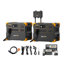 Load image into Gallery viewer, Pecron E3600 LFP 120V/240V Solar Kits - 7,200W Portable Power Station Setup + Choose Custom Solar Panel Bundle Option | 5-Year Warranty | Complete Solar Kit