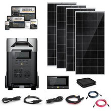 Load image into Gallery viewer, EcoFlow DELTA PRO 120V Solar Kits - 3,600Wh / 3,600W Portable Power Station + Choose Your Custom Bundle Option | Complete Solar Kit | 5-Year Warranty