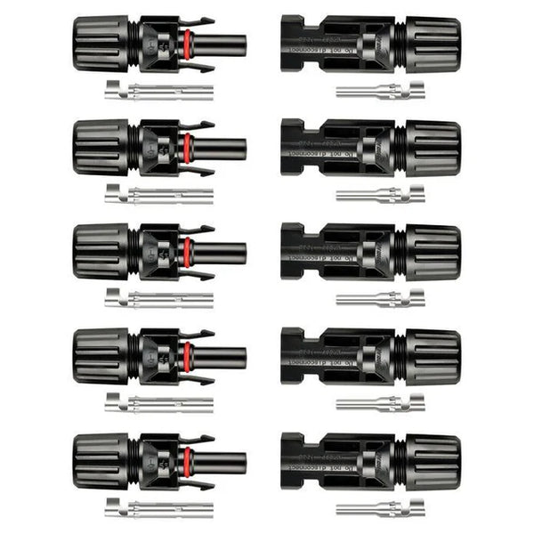 Rich Solar 5-Pack of PV Connectors for solar panel PV wiring