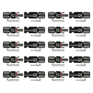 Rich Solar 5-Pack of PV Connectors for solar panel PV wiring