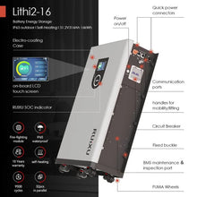 Load image into Gallery viewer, RUiXU Lithi2-16 Battery Energy Storage IP65 outdoor | Self-Heating | 51.2V / 314Ah / 16kWh Capacity