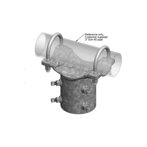 Tamarack Solar 70-0300-PGM-B Additional Pole Cap for High Wind Locations