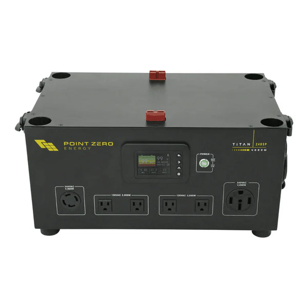 Point Zero Energy Titan 240SP Solar Kits - 4,000W / 2,500Wh Portable Power Station + Choose Your Custom Bundle