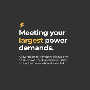 Hysolis [Apollo 5K] 120V Solar Kits - 5,376Wh / 3,000W Solar Power Station + Choose Your Custom Bundle | Complete Solar Kit