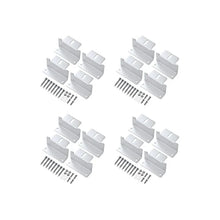 Load image into Gallery viewer, Z-Bracket Sets for Mounting Solar Panels (Choose # of Panels) | 4 x Brackets Per Solar Panel [One Per Corner] | High-Quality Anodized Aluminum