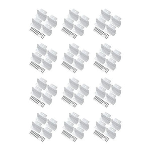 Z-Bracket Sets for Mounting Solar Panels (Choose # of Panels) | 4 x Brackets Per Solar Panel [One Per Corner] | High-Quality Anodized Aluminum