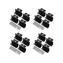 Load image into Gallery viewer, Z-Bracket Sets for Mounting Solar Panels (Choose # of Panels) | 4 x Brackets Per Solar Panel [One Per Corner] | High-Quality Anodized Aluminum