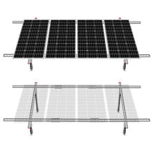 Load image into Gallery viewer, Adjustable Multi-Piece Solar Panel Mounting Brackets | 1-4 Solar Panels