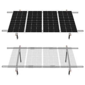 Adjustable Multi-Piece Solar Panel Mounting Brackets | 1-4 Solar Panels