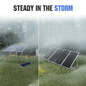 Adjustable Multi-Piece Solar Panel Mounting Brackets | 1-4 Solar Panels