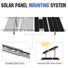Load image into Gallery viewer, Adjustable Multi-Piece Solar Panel Mounting Brackets | 1-4 Solar Panels