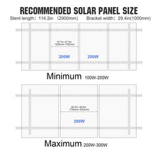 Load image into Gallery viewer, Adjustable Multi-Piece Solar Panel Mounting Brackets | 1-4 Solar Panels