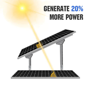 Adjustable Multi-Piece Solar Panel Mounting Brackets | 1-4 Solar Panels