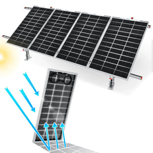 Adjustable Multi-Piece Solar Panel Mounting Brackets | 1-4 Solar Panels